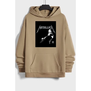 Only Trendwear Metalica Baskılı Oversize Sweatshirt