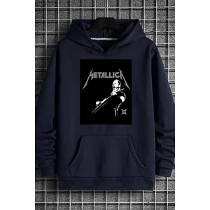 Only Trendwear Metalica Baskılı Oversize Sweatshirt