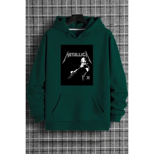 Only Trendwear Metalica Baskılı Oversize Sweatshirt