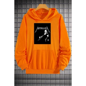 Only Trendwear Metalica Baskılı Oversize Sweatshirt