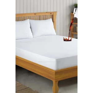 Set Beyaz Mikro Fitted Sıvı Geçirmez Alez ve 2 Adet Yastık Alezi