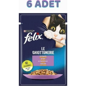 Kuzu Etli Kedi Pouch Konservesi 6X85 gr