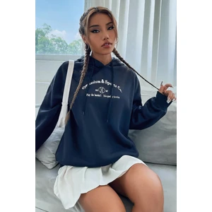 Only Trendwear Gymnasium Baskılı Oversize Sweatshirt