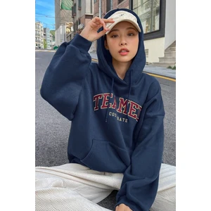 Only Trendwear Teamed Baskılı Oversize Sweatshirt