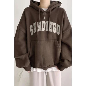 Only Trendwear Sandiego Baskılı Oversize Sweatshirt