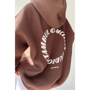 Only Trendwear Unisex Mcllctn Baskılı Oversize Sweatshirt