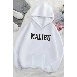Only Trendwear  Malıbu Baskılı Oversize Sweatshirt