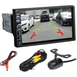 Ince Kasa Ayarlanabilir Double Teyp Hd 7 Inc Park Kamerası Hediye Bluetooth USB Aux