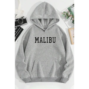 Only Trendwear  Malıbu Baskılı Oversize Sweatshirt