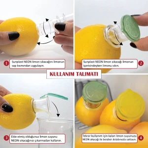 Smart Neon Limon Sıkacağı - 2 Adet