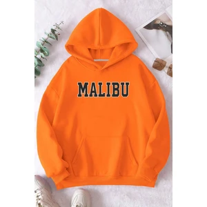 Only Trendwear Unisex Malıbu Baskılı Oversize Sweatshirt