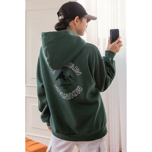 Only Trendwear Unisex Montaın Baskılı Oversize Sweatshirt