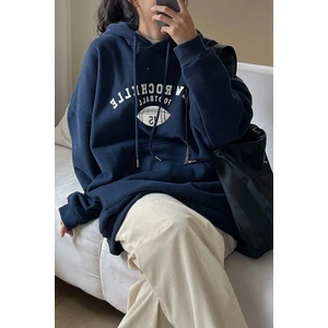 Only Trendwear Unisex Football Baskılı Oversize Sweatshirt