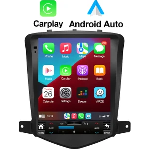 Chevrolet Cruze Tesla Ekran Android Multimedya IPS Ekran 4gb Ram -64GB Hafıza Carplay Kamera Hediye