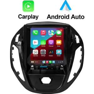 Ford Tourneo Courier Android Multimedya Tesla 4gb Ram 64 GB Hafıza Hd IPS Ekran Kamera Hediyeli