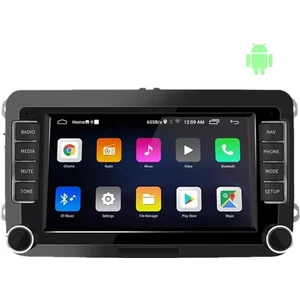 Volkswagen Caddy Jetta Passat Skoda Seat 2GB/32GB Multimedya Carplay Hd IPS Ekran Kamera Hediyeli