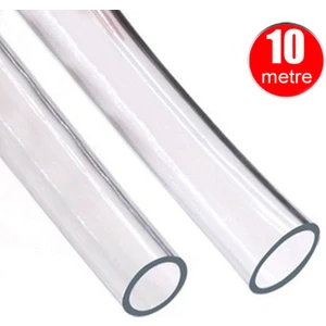 Alet Çantam Şeffaf Terazi Hortumu Iç Çap 8mm Termosifon Otomobil Kapı Fitili - 10MT