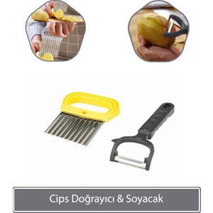 Cips Doğrayıcı Soyacak - Antrasit