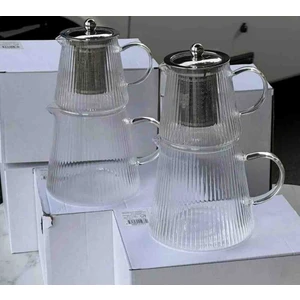 Cam Çaydanlık Seti