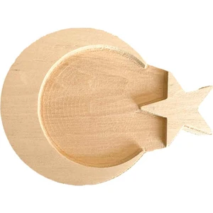 Arkaik Craft Ay Yıldız Ahşap Baskı Kalıbı