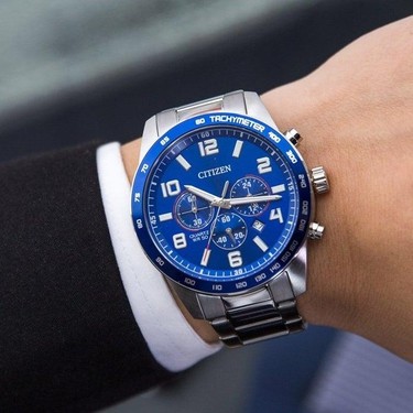 anan　ライトブルー　25サイズ Citizen AN8161-50L Erkek Kol Saati Fiyatı - Taksit Seçenekleri