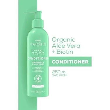 Tresan The Earth Organic Aloe Vera +Biotin Saç Kremi 250