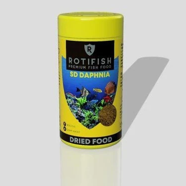 Rotifish Sd Daphnia Kurutulmuş Su Piresi 100ML (17GR) Yüksek Proteinli Akvaryum Balıkları İçin