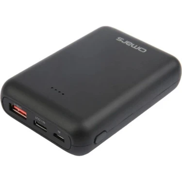 Omars OMPB015 10000MAH Type-C ve USB Çift Çıkışlı Pd 20W Hızlı Şarj Destekli Mini