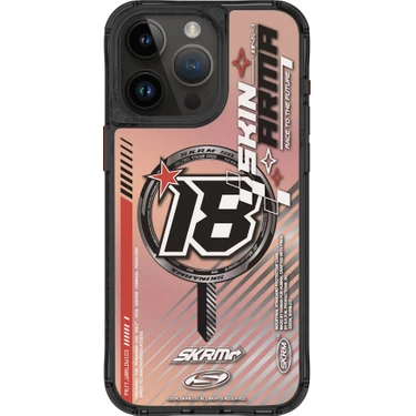 iPhone 15 Pro Max Uyumlu Skinarma Magsafe Şarj Özellikli Sticker Yapıştırmalı Drift Kapak - Siyah