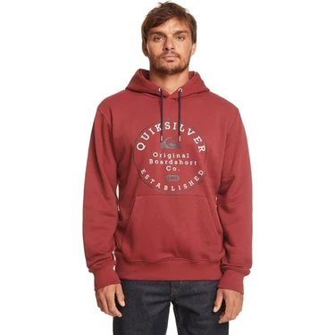 Quıksılver Ls Tekstil Sweatshırt Tıbetan Red Erkek Sweatshirt