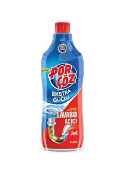 (  1  Adet  )  Porçöz Lavabo Açıcı Jel 1000 ml