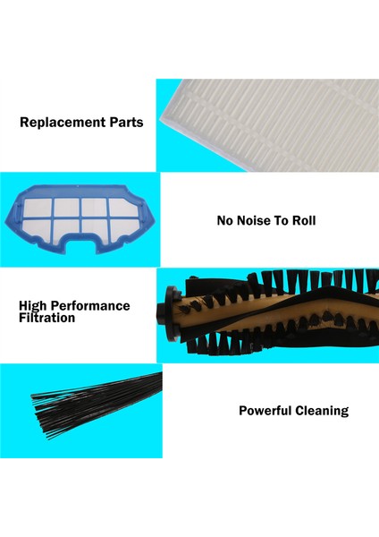 Deebot N79 N79S DN622 500 N79W N79SE Robotik Elektrikli Süpürge Için Yedek Parçalar, Aksesuar Kiti (Yurt Dışından)