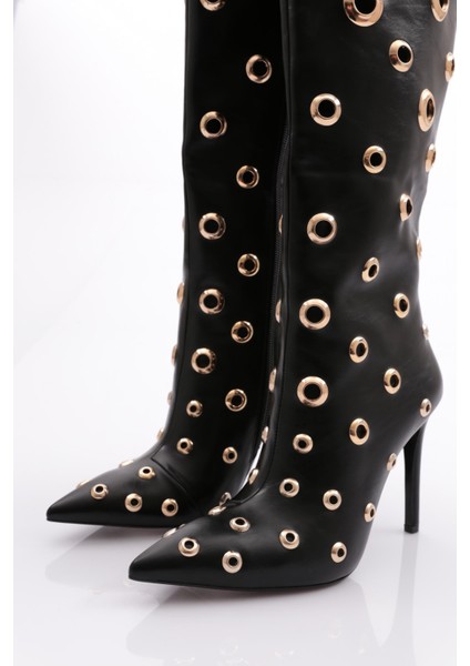 1124 Kadin Çember Desenli Çizme fırsatları