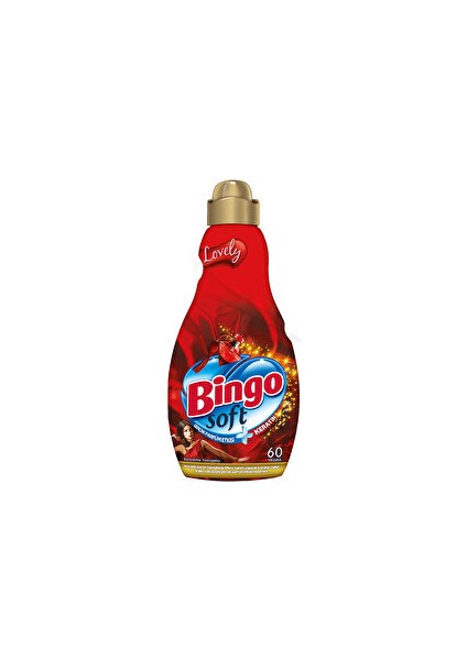 ( 5 Adet ) Bingo Soft Konsantre Çamaşır Yumuşatıcısı Lovely 1440 ml