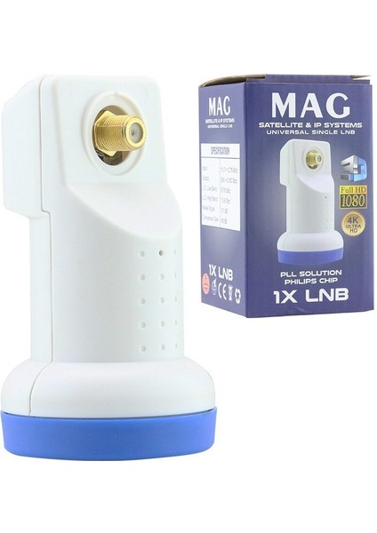 Mag Tekli Sıngle Lnb Altın Uçlu Sharp Chip 0.1db (81)