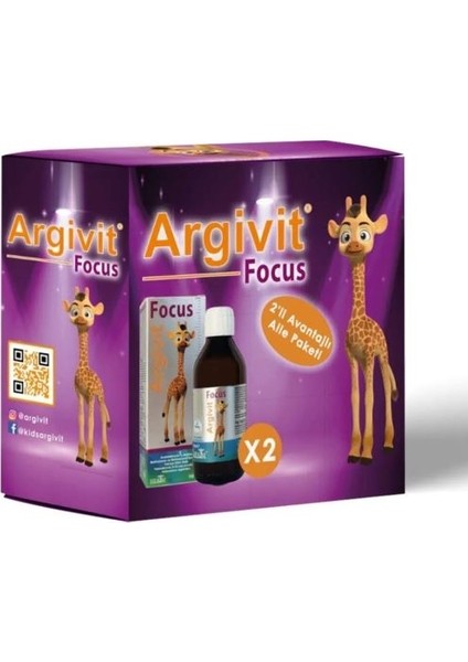 Focus 2 'li Aile Paketi 2 Adet 150 ml Şurup