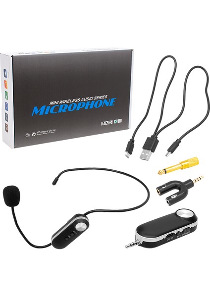 Magıcvoıce MV-1306H Uhf 1 Headset Şarjlı Kablosuz Telsiz Mikrofon (81)