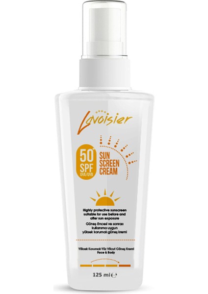 50 Spf Yüksek Korumalı Güneş Kremi 125 ml x 2