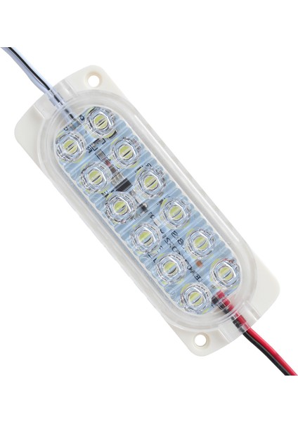 Parlak Yanıp Sönen Beyaz Modül LED 2835 24 Volt 1.2 Watt (81)