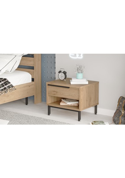 Ocean Komodin Çekmeceli Metal Ayaklı Sepet ON14-S fırsatları