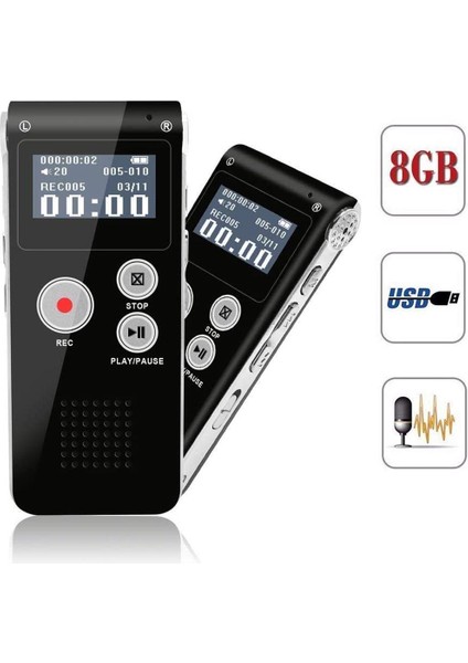 Dijital Ses Kayıt Cihazı 8 GB fiyatları