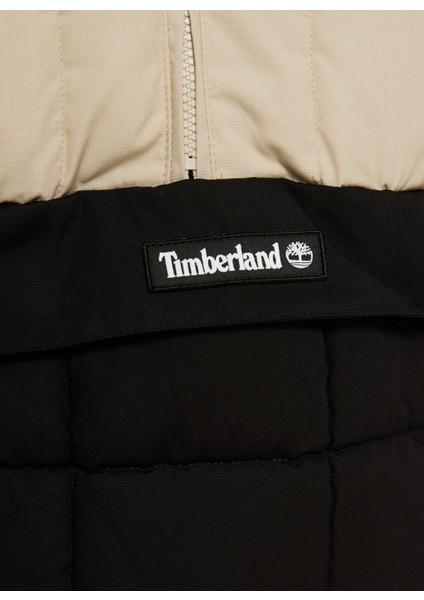 Bej Erkek Kapüşonlu Mont TB0A6JUDDZ71_PULLOVER Puffer Jacket