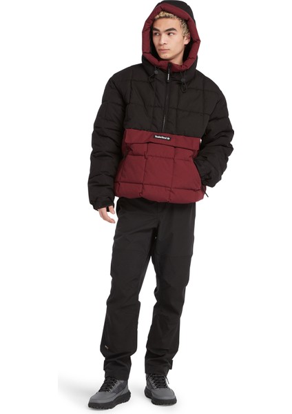 Siyah Erkek Kapüşonlu Mont TB0A6JUDDY91_PULLOVER Puffer Jacket