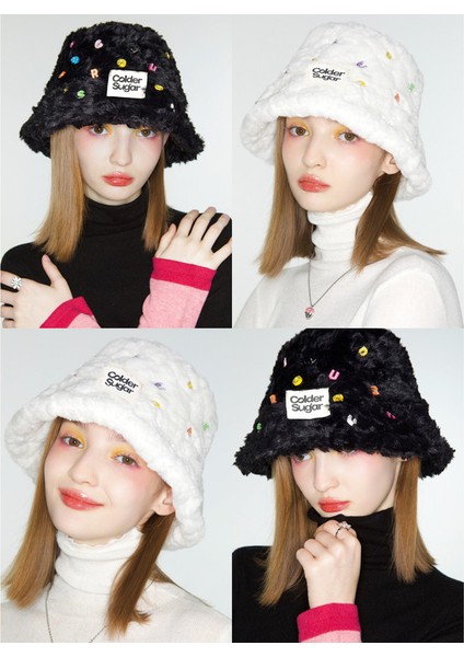 Kadın Sonbahar ve Kış Sıcak Mektup Peluş Balıkçı Şapkası (Yurt Dışından) modelleri