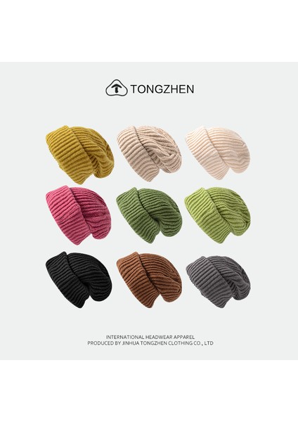 Kadın Sonbahar ve Kış Kalın Örme Şapka (Yurt Dışından) fiyatları