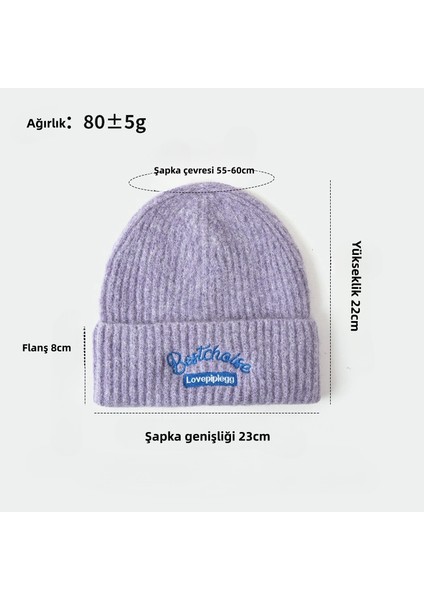 Erkek ve Kadın Sonbahar ve Kış Yeni Moda Marka Mektubu Işlemeli Yün Şapka (Yurt Dışından) indirimleri