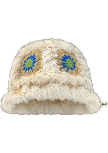 Kadın Kışlık Aslan Peluş Örme Şapka (Yurt Dışından)