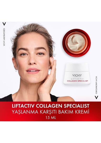 Liftactiv Derin Kırısıklık Karşıtı Retinol Serum Bakım Seti, Kolajen Bakım Kremi Li