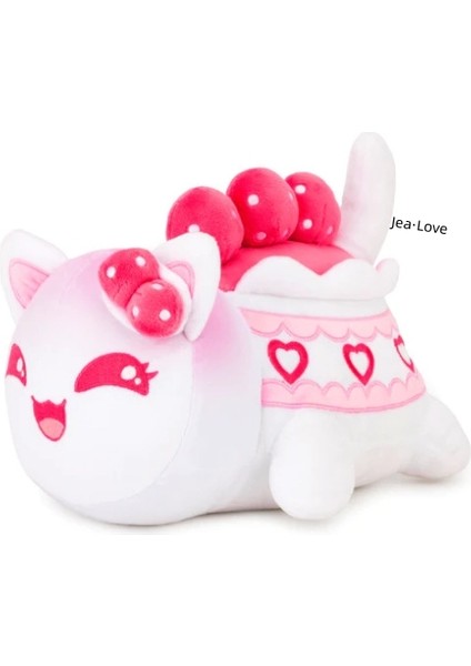 25CM Doll Peluş Oyuncak Çilekli Kek Kedi (Yurt Dışından)