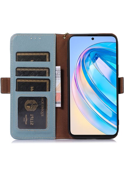 Huawei Nova 11 Pro / Nova 11 Ultra Rfıd Engelleme Cüzdan Kılıfı Inek Deri Stand Telefon Kapağı (Yurt Dışından)